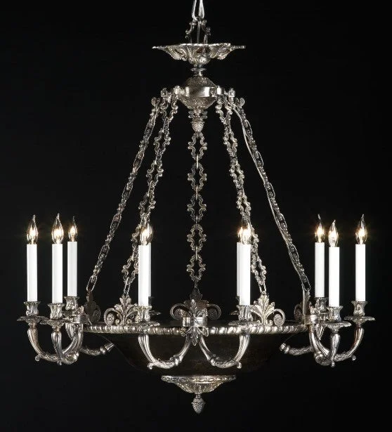 Rustic Wood Chandeliers for Country - Style HousesTraditional 10 Arm Silver Oxide Chandelier Rustic Wood Chandeliers for Country - Style HousesTraditional 10 Arm Silver Oxide Chandelier