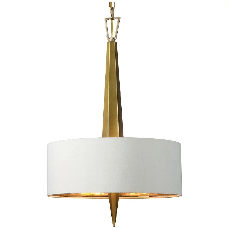 Mid - Century Modern Chandeliers for Vintage AppealUttermost Obeliska 3-Light Gold Chandelier Mid - Century Modern Chandeliers for Vintage AppealUttermost Obeliska 3-Light Gold Chandelier