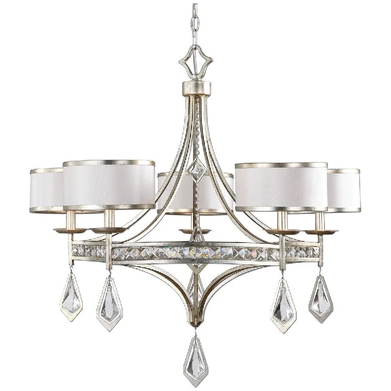 LED Chandeliers for Energy - Efficient LightingUttermost Tamworth 5-Light Silver Champagne Chandelier LED Chandeliers for Energy - Efficient LightingUttermost Tamworth 5-Light Silver Champagne Chandelier