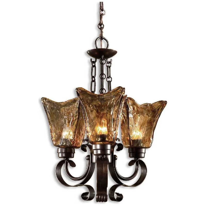 Mini Chandeliers for Adding Charm to Small SpacesUttermost Vetraio 3-Light Oil Rubbed Bronze Chandelier Mini Chandeliers for Adding Charm to Small SpacesUttermost Vetraio 3-Light Oil Rubbed Bronze Chandelier