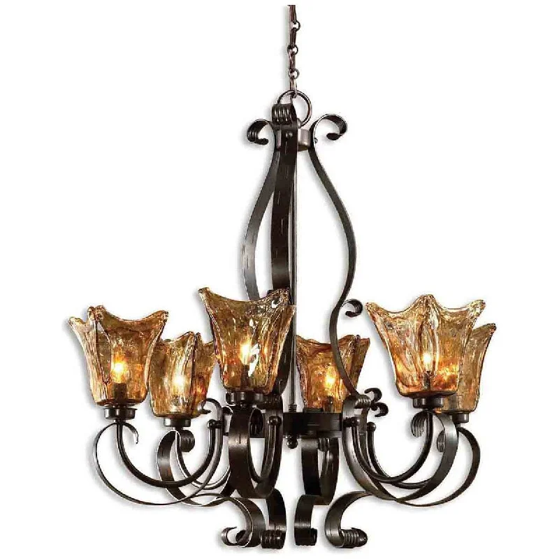 Chandeliers with Metal Frames in Silver FinishUttermost Vetraio 6-Light Oil Rubbed Bronze Chandelier Chandeliers with Metal Frames in Silver FinishUttermost Vetraio 6-Light Oil Rubbed Bronze Chandelier
