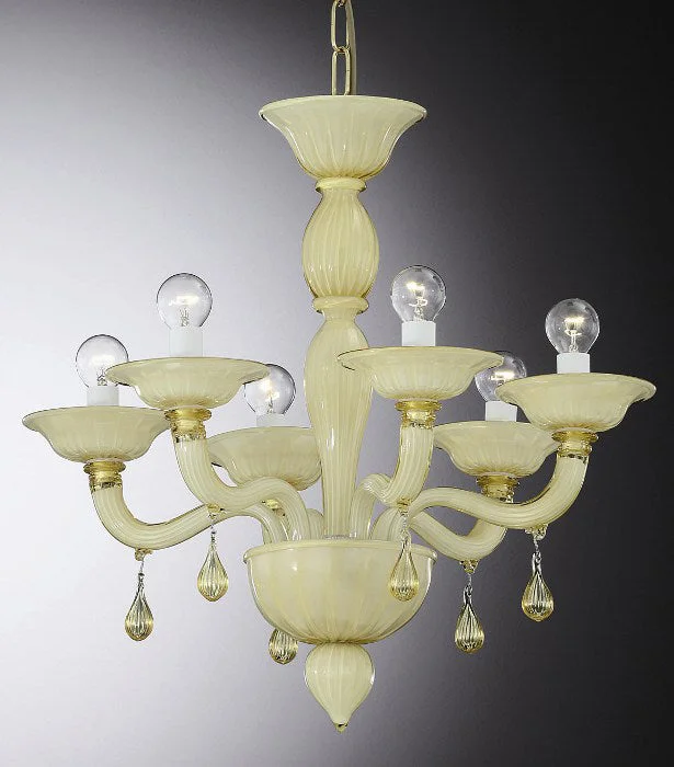 Chandeliers with Adjustable Arms for Directional LightingWhite And Amber 6 Light Chandelier Chandeliers with Adjustable Arms for Directional LightingWhite And Amber 6 Light Chandelier