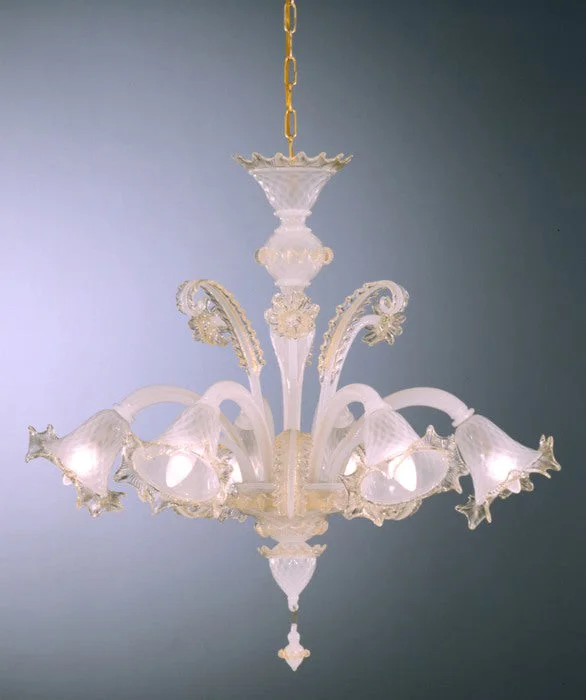 Chandeliers with Sputnik - Style Design for a Futuristic VibeWhite Murano Glass Chandelier Chandeliers with Sputnik - Style Design for a Futuristic VibeWhite Murano Glass Chandelier