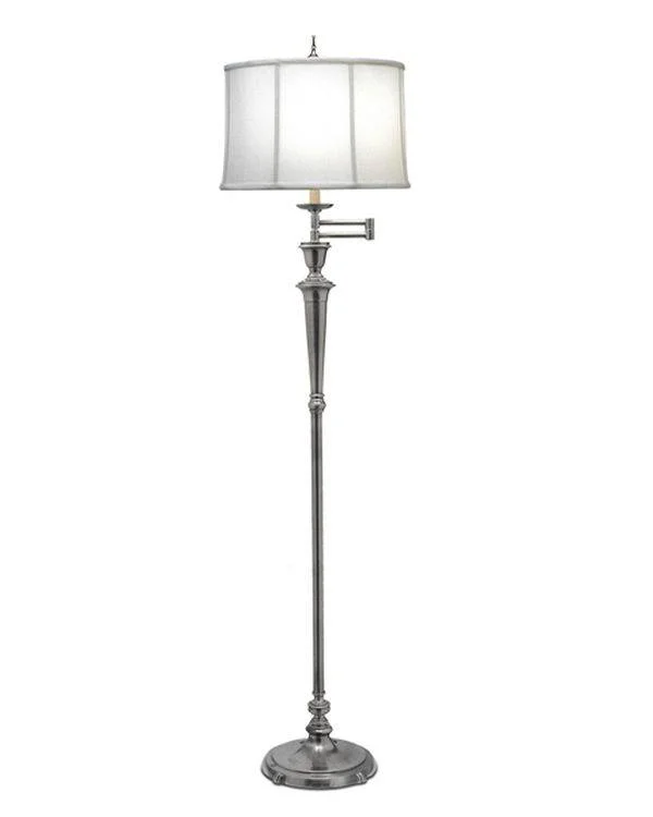 Smart Floor Lamp with Voice Control and Bluetooth ConnectivityArlington Swing Arm Floor Lamp Nickel Smart Floor Lamp with Voice Control and Bluetooth ConnectivityArlington Swing Arm Floor Lamp Nickel