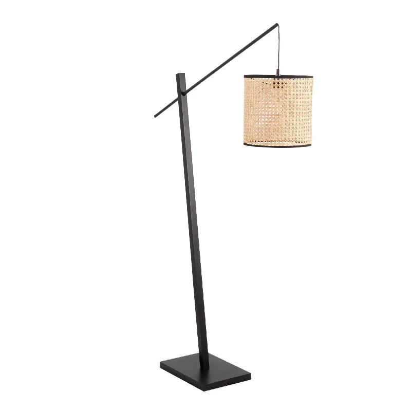 Black Wood, Black Steel, Rattan