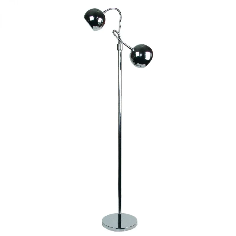 Adjustable Height Floor Lamp for Versatile Lighting NeedsBobo 2 Light Flex Floor Lamp Chrome - OL91203CH Adjustable Height Floor Lamp for Versatile Lighting NeedsBobo 2 Light Flex Floor Lamp Chrome - OL91203CH