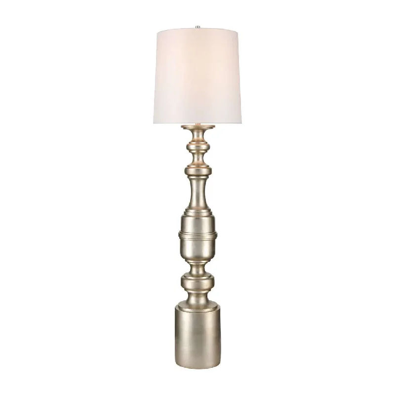 Wood Floor Lamp with Natural Grain for a Warm and Organic FeelCabello Oversized Silver Floor Lamp ELK Home Wood Floor Lamp with Natural Grain for a Warm and Organic FeelCabello Oversized Silver Floor Lamp ELK Home