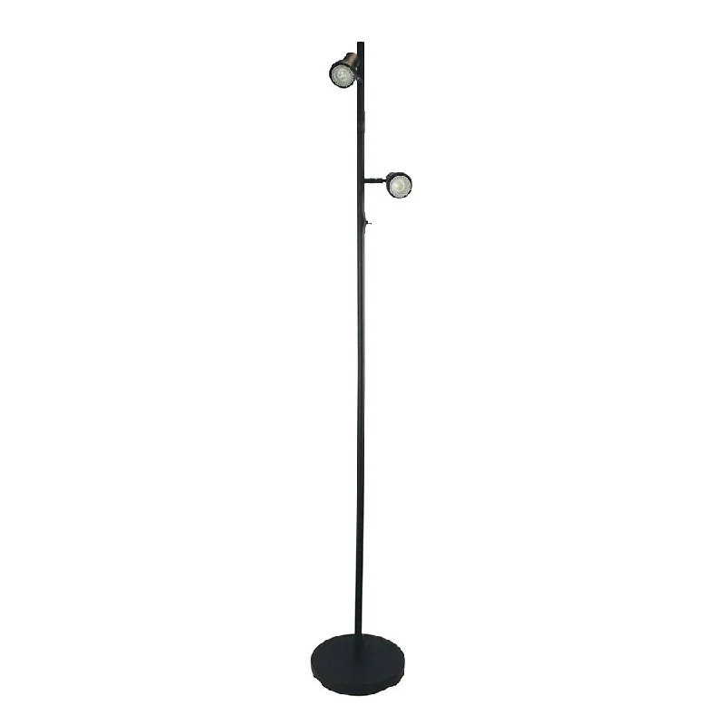 USB Charging Port Floor Lamp for Convenient Device ChargingDaxam 2 Light Floor Lamp LED Black - Oriel USB Charging Port Floor Lamp for Convenient Device ChargingDaxam 2 Light Floor Lamp LED Black - Oriel