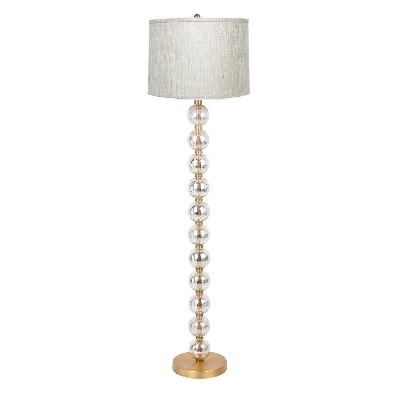 Glass Floor Lamp with Frosted Shades for Soft Diffused LightEvie Floor Lamp
