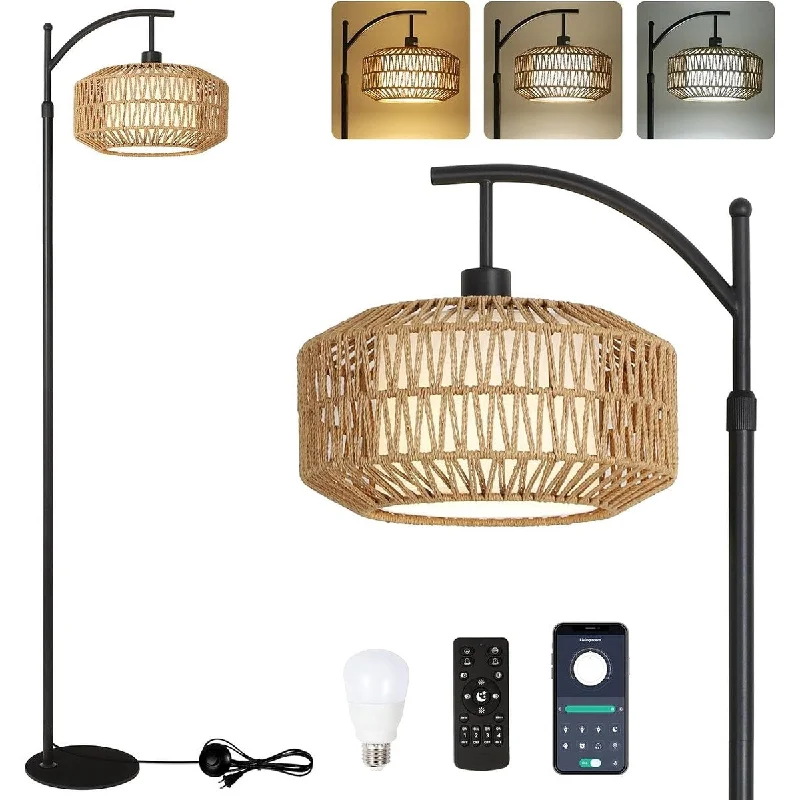 Victorian Style Floor Lamp for Traditional and Elegant InteriorsFloor Lamps for Living Room,Dimmable Rattan Floor Lamp with Remote & LED Bulb,Modern Standing Lamp with Double Shades Victorian Style Floor Lamp for Traditional and Elegant InteriorsFloor Lamps for Living Room,Dimmable Rattan Floor Lamp with Remote & LED Bulb,Modern Standing Lamp with Double Shades