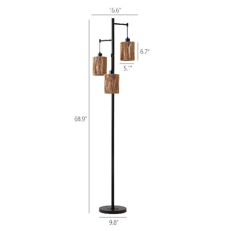 Modern Minimalist Floor Lamp for Contemporary Living RoomsGetLedel 68.9" 3-Light Hand-Woven Rattan Tree Floor Lamp Modern Minimalist Floor Lamp for Contemporary Living RoomsGetLedel 68.9" 3-Light Hand-Woven Rattan Tree Floor Lamp