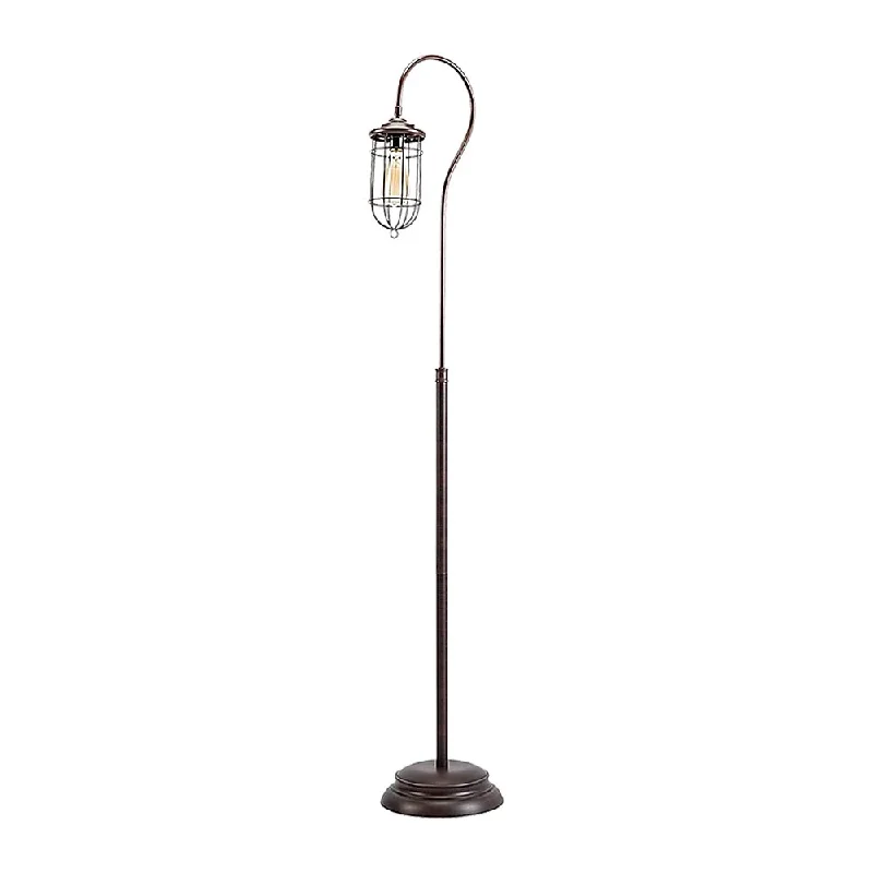 Fabric Floor Lamp with a Linen Shade for a Relaxed AestheticIndustrial Floor Lamp with Adjustable Cage Shade Rustic Brushed in Bronze Finish Fabric Floor Lamp with a Linen Shade for a Relaxed AestheticIndustrial Floor Lamp with Adjustable Cage Shade Rustic Brushed in Bronze Finish