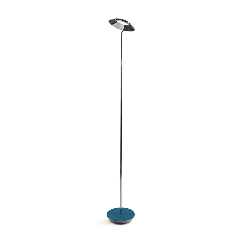 Modern Minimalist Floor Lamp for Contemporary Living RoomsKoncept RYO-SW-CRM Royyo LED Floor Lamp, Chrome Body Modern Minimalist Floor Lamp for Contemporary Living RoomsKoncept RYO-SW-CRM Royyo LED Floor Lamp, Chrome Body
