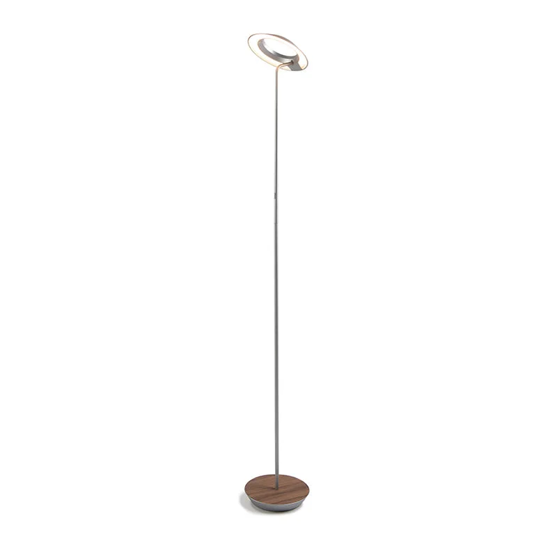 Industrial Style Floor Lamp with Exposed Bulbs for Loft ApartmentsKoncept RYO-SW-SIL Royyo LED Floor Lamp, Silver Body Industrial Style Floor Lamp with Exposed Bulbs for Loft ApartmentsKoncept RYO-SW-SIL Royyo LED Floor Lamp, Silver Body