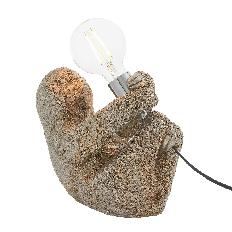 Rustic Farmhouse Style Floor Lamp for Cozy BedroomsLazy Silver Sloth Table Lamp