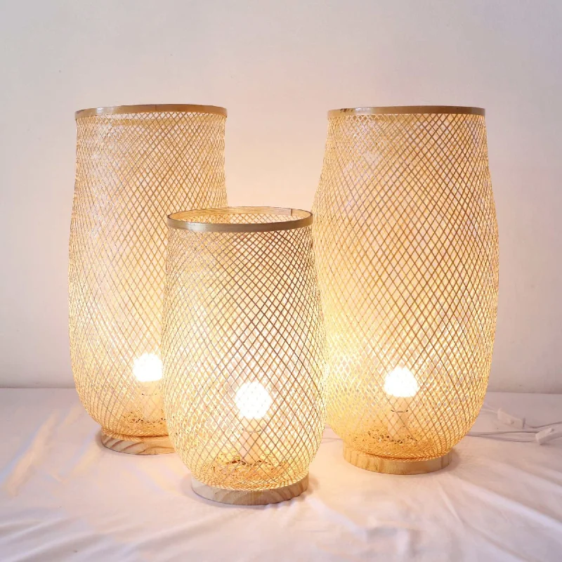 Way Switch Floor Lamp for Multiple Light Intensity LevelsLuck - Freestanding Bamboo Boho Floor Lamp By Thaihome Way Switch Floor Lamp for Multiple Light Intensity LevelsLuck - Freestanding Bamboo Boho Floor Lamp By Thaihome