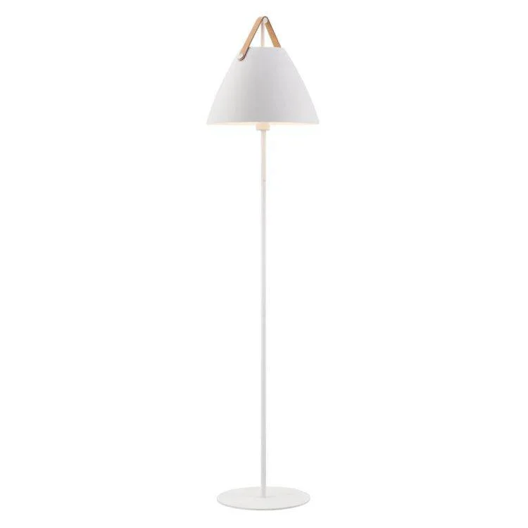 Rustic Farmhouse Style Floor Lamp for Cozy BedroomsNordlux Strap Floor Lamp White