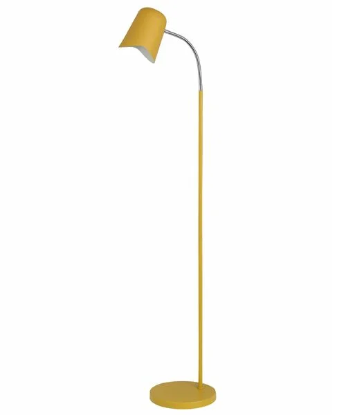 Industrial Style Floor Lamp with Exposed Bulbs for Loft ApartmentsPASTEL Interior Powder Coated Iron Floor Lamp Yellow - PASTEL28FL Industrial Style Floor Lamp with Exposed Bulbs for Loft ApartmentsPASTEL Interior Powder Coated Iron Floor Lamp Yellow - PASTEL28FL