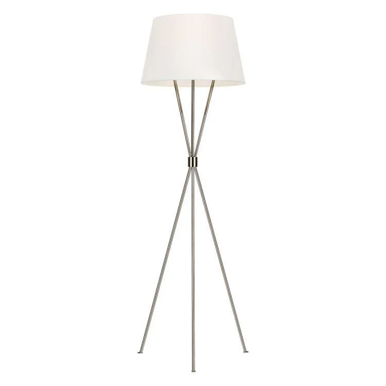 Marble Base Floor Lamp for a Touch of LuxuryPenny 1 Light Floor Lamp - Polished Nickel Marble Base Floor Lamp for a Touch of LuxuryPenny 1 Light Floor Lamp - Polished Nickel