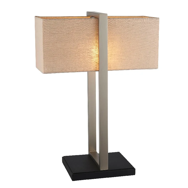 USB Charging Port Floor Lamp for Convenient Device ChargingProdur Modern Nickel Table Lamp - Black Base & Linen Shade USB Charging Port Floor Lamp for Convenient Device ChargingProdur Modern Nickel Table Lamp - Black Base & Linen Shade