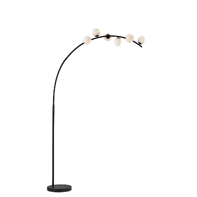 Marble Base Floor Lamp for a Touch of LuxuryRonan LED Arc Lamp w. Smart Switch