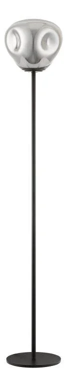 Bohemian Inspired Floor Lamp for Eclectic Home DecorRUSSELL Nina Floor Lamp Chrome/Black Bohemian Inspired Floor Lamp for Eclectic Home DecorRUSSELL Nina Floor Lamp Chrome/Black