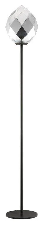 Bohemian Inspired Floor Lamp for Eclectic Home DecorRUSSELL Zoe Floor Lamp Chrome glass/Black Bohemian Inspired Floor Lamp for Eclectic Home DecorRUSSELL Zoe Floor Lamp Chrome glass/Black