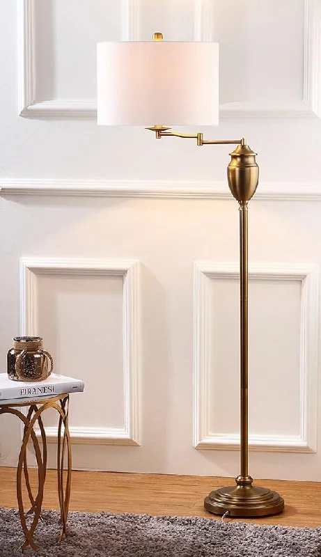 Fabric Floor Lamp with a Linen Shade for a Relaxed AestheticSafavieh Antonia 60-Inch H Floor Lamp - Gold Fabric Floor Lamp with a Linen Shade for a Relaxed AestheticSafavieh Antonia 60-Inch H Floor Lamp - Gold