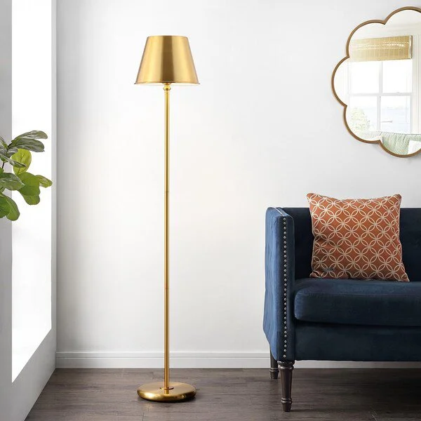 Metal Floor Lamp with a Matte Black Finish for a Sleek LookSafavieh Asher Iron Floor Lamp - Brass Metal Floor Lamp with a Matte Black Finish for a Sleek LookSafavieh Asher Iron Floor Lamp - Brass