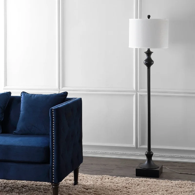 Wood Floor Lamp with Natural Grain for a Warm and Organic FeelSafavieh Brewster 61.5-Inch H Floor Lamp - Oil Rubbed Bronze (Black) Wood Floor Lamp with Natural Grain for a Warm and Organic FeelSafavieh Brewster 61.5-Inch H Floor Lamp - Oil Rubbed Bronze (Black)