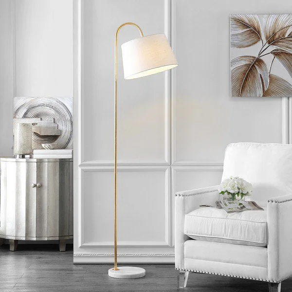 Way Switch Floor Lamp for Multiple Light Intensity LevelsSafavieh Dacey Floor Lamp - Gold Leaf Way Switch Floor Lamp for Multiple Light Intensity LevelsSafavieh Dacey Floor Lamp - Gold Leaf