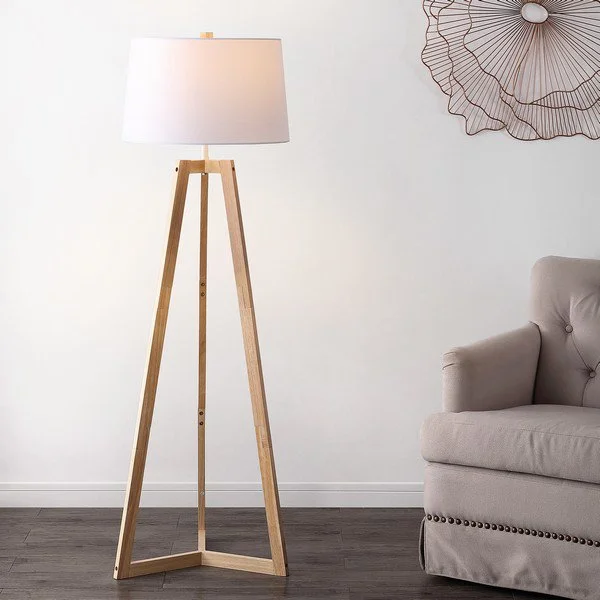 Fabric Floor Lamp with a Linen Shade for a Relaxed AestheticSafavieh Ismeria Floor Lamp - Natural Fabric Floor Lamp with a Linen Shade for a Relaxed AestheticSafavieh Ismeria Floor Lamp - Natural