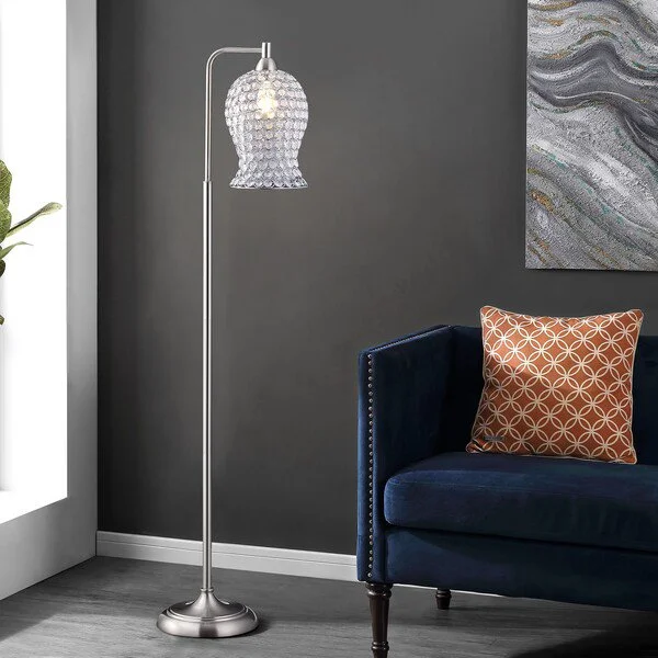 Way Switch Floor Lamp for Multiple Light Intensity LevelsSafavieh Izzy Iron Floor Lamp - Nickel Way Switch Floor Lamp for Multiple Light Intensity LevelsSafavieh Izzy Iron Floor Lamp - Nickel
