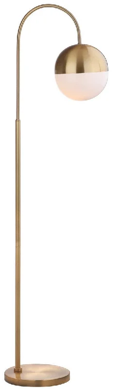 Wood Floor Lamp with Natural Grain for a Warm and Organic FeelSafavieh Jonas 55.5-Inch H Floor Lamp - Brass Gold Wood Floor Lamp with Natural Grain for a Warm and Organic FeelSafavieh Jonas 55.5-Inch H Floor Lamp - Brass Gold