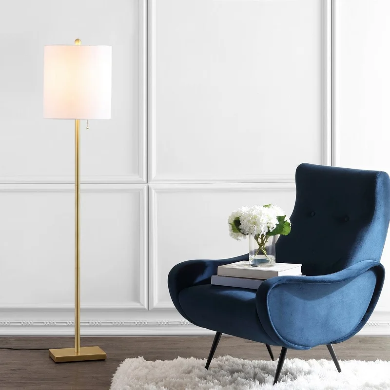 Metal Floor Lamp with a Matte Black Finish for a Sleek LookSafavieh Octavius Floor Lamp - Brass Gold Metal Floor Lamp with a Matte Black Finish for a Sleek LookSafavieh Octavius Floor Lamp - Brass Gold