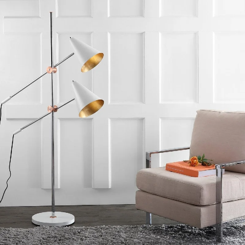 USB Charging Port Floor Lamp for Convenient Device ChargingSafavieh Reed 71-Inch H Floor Lamp - White USB Charging Port Floor Lamp for Convenient Device ChargingSafavieh Reed 71-Inch H Floor Lamp - White