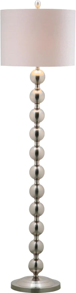 Way Switch Floor Lamp for Multiple Light Intensity LevelsSafavieh Reflections 58.5-Inch H Stacked Ball Floor Lamp - Nickel Way Switch Floor Lamp for Multiple Light Intensity LevelsSafavieh Reflections 58.5-Inch H Stacked Ball Floor Lamp - Nickel