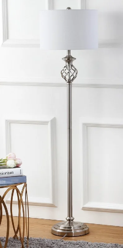 Marble Base Floor Lamp for a Touch of LuxurySafavieh Sophia 59.75-Inch H Floor Lamp - Nickel Marble Base Floor Lamp for a Touch of LuxurySafavieh Sophia 59.75-Inch H Floor Lamp - Nickel