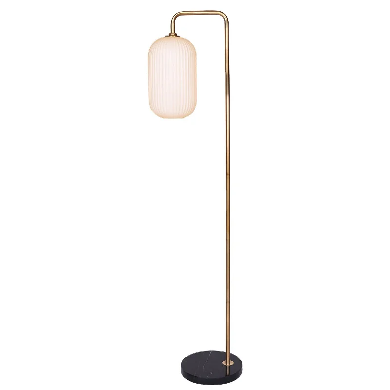 Smart Floor Lamp with Voice Control and Bluetooth ConnectivitySarantino Metal Floor Lamp With Opal Glass Shade Smart Floor Lamp with Voice Control and Bluetooth ConnectivitySarantino Metal Floor Lamp With Opal Glass Shade