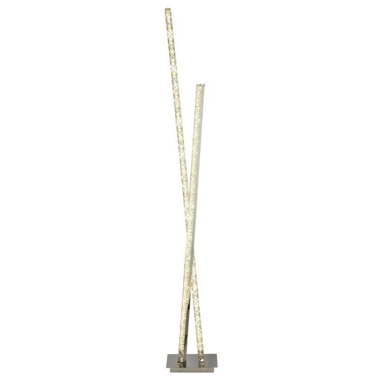 Industrial Style Floor Lamp with Exposed Bulbs for Loft ApartmentsSearchlight 2 Light LED Column Floor Lamp Crystal Trim Chrome Industrial Style Floor Lamp with Exposed Bulbs for Loft ApartmentsSearchlight 2 Light LED Column Floor Lamp Crystal Trim Chrome