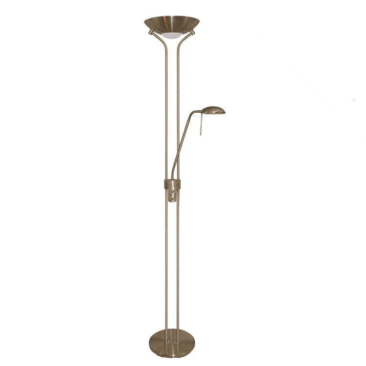 Glass Floor Lamp with Frosted Shades for Soft Diffused LightSearchlight Brass Mother Child Floor Lamp Dimmer Glass Floor Lamp with Frosted Shades for Soft Diffused LightSearchlight Brass Mother Child Floor Lamp Dimmer