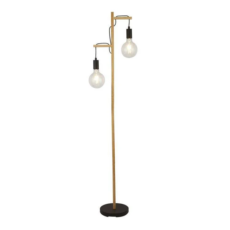 Victorian Style Floor Lamp for Traditional and Elegant InteriorsSearchlight Woody 2Lt Floor Lamp - Wood & Black Metal Victorian Style Floor Lamp for Traditional and Elegant InteriorsSearchlight Woody 2Lt Floor Lamp - Wood & Black Metal