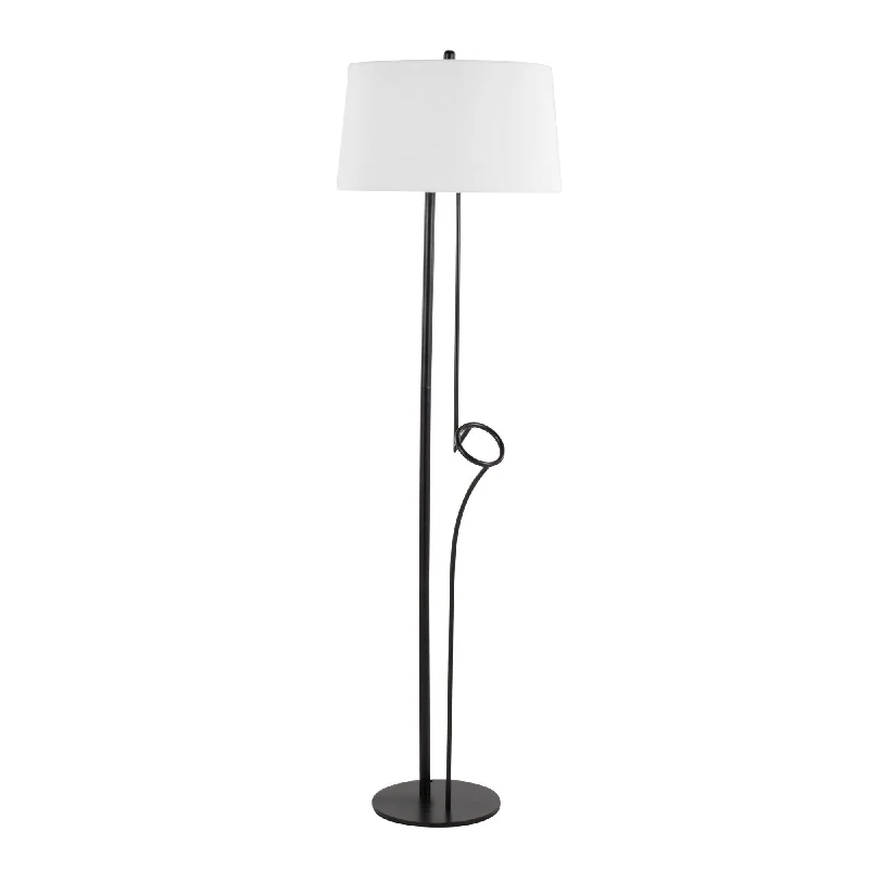 Bohemian Inspired Floor Lamp for Eclectic Home DecorShadow Floor Lamp White By LumiSource Bohemian Inspired Floor Lamp for Eclectic Home DecorShadow Floor Lamp White By LumiSource