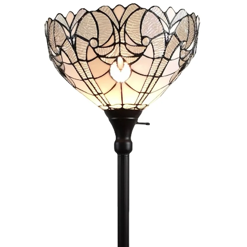 Modern Minimalist Floor Lamp for Contemporary Living RoomsTiffany Style Floor Lamp Torchiere 72" Tall Stained Glass White Mahogany Bedroom Reading Gift AM266FL14B Amora Lighting Modern Minimalist Floor Lamp for Contemporary Living RoomsTiffany Style Floor Lamp Torchiere 72" Tall Stained Glass White Mahogany Bedroom Reading Gift AM266FL14B Amora Lighting