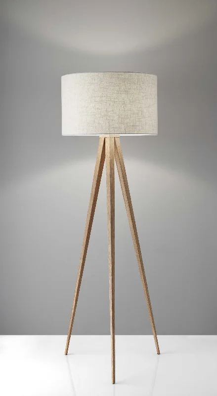 Wood Floor Lamp with Natural Grain for a Warm and Organic FeelTreble Floor Lamp Three Natural Wood Finish Legs By Homeroots Wood Floor Lamp with Natural Grain for a Warm and Organic FeelTreble Floor Lamp Three Natural Wood Finish Legs By Homeroots