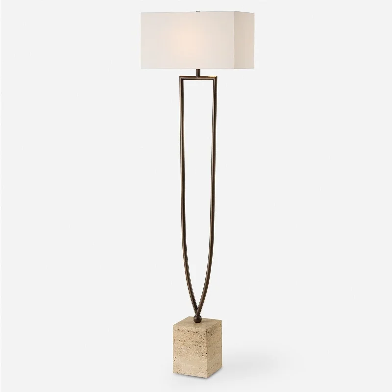 Modern Minimalist Floor Lamp for Contemporary Living RoomsUttermost Fork In The Road Floor Lamp - 64'' H X 18'' W X 10'' D Modern Minimalist Floor Lamp for Contemporary Living RoomsUttermost Fork In The Road Floor Lamp - 64'' H X 18'' W X 10'' D