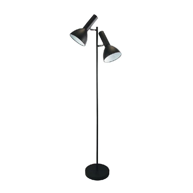 Adjustable Height Floor Lamp for Versatile Lighting NeedsVespa 2 Light Floor Lamp Black - SL98572BK Adjustable Height Floor Lamp for Versatile Lighting NeedsVespa 2 Light Floor Lamp Black - SL98572BK