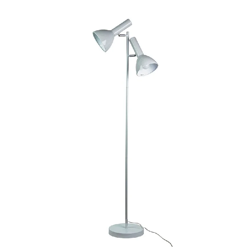 USB Charging Port Floor Lamp for Convenient Device ChargingVespa 2 Light Floor Lamp White - SL98572WH USB Charging Port Floor Lamp for Convenient Device ChargingVespa 2 Light Floor Lamp White - SL98572WH