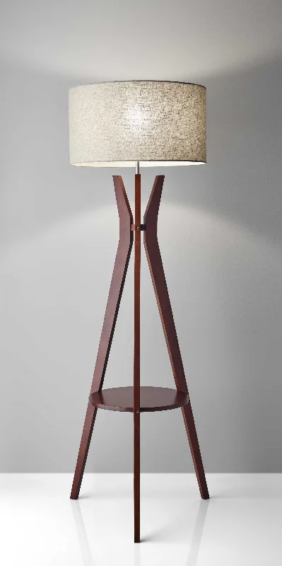 Adjustable Height Floor Lamp for Versatile Lighting NeedsWalnut Wood Floor Lamp Tripod Base with Shelf By Homeroots Adjustable Height Floor Lamp for Versatile Lighting NeedsWalnut Wood Floor Lamp Tripod Base with Shelf By Homeroots