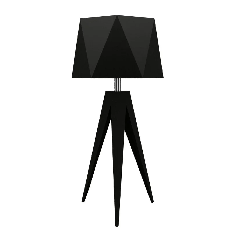 crystal table lamps with dazzling prisms for a glamorous effectAccord Lighting 7048.02 Facet Led Table Lamp Lamp Black